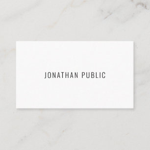 Professional Minimalist Template Modern Simple Business Card