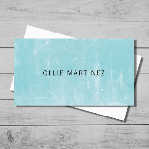 Professional Minimalist Texture Blue Consultant Business Card