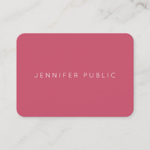 Professional Minimalist Trend Colours Template Chi Business Card