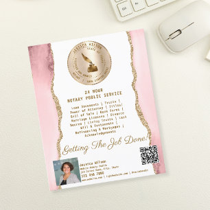 Professional Mobile Notary & Loan Signing Agent Flyer