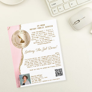 Professional Mobile Notary & Loan Signing Agent Flyer