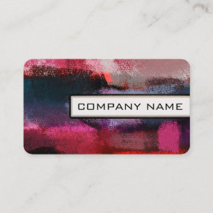 Professional Modern Abstract Art Elegant #42 Business Card