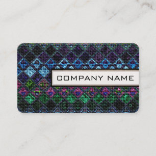 Professional Modern Abstract Mosaic Business Card