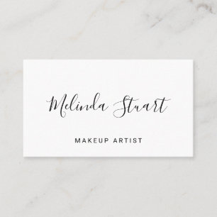 Professional Modern Black and White Appointment Card