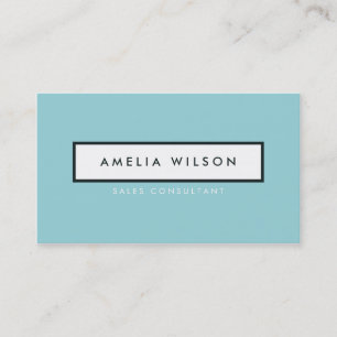 Professional Modern Blue Business Card