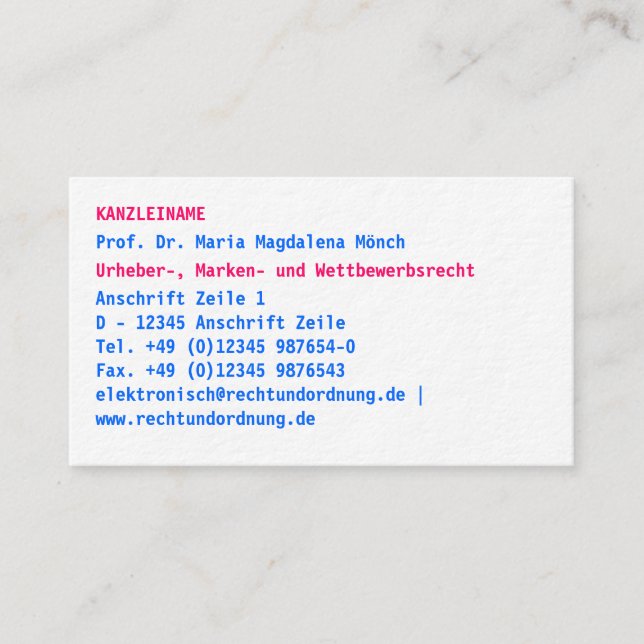 professional modern business card (Front)