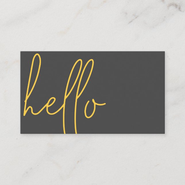 Professional Modern Business Card (Front)