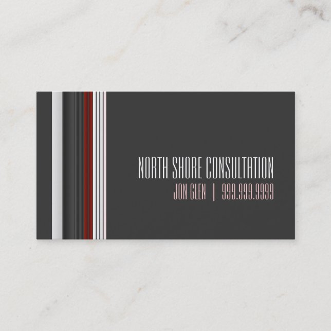 Professional Modern Business Card Consultant (Front)