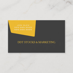 Professional Modern Business Card Stocks Marketing