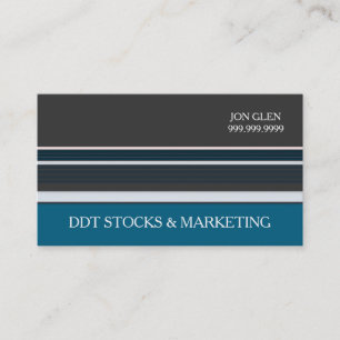 Professional Modern Business Card Stocks Marketing