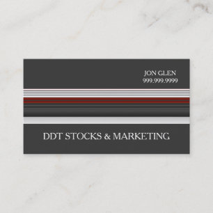 Professional Modern Business Card Stocks Marketing
