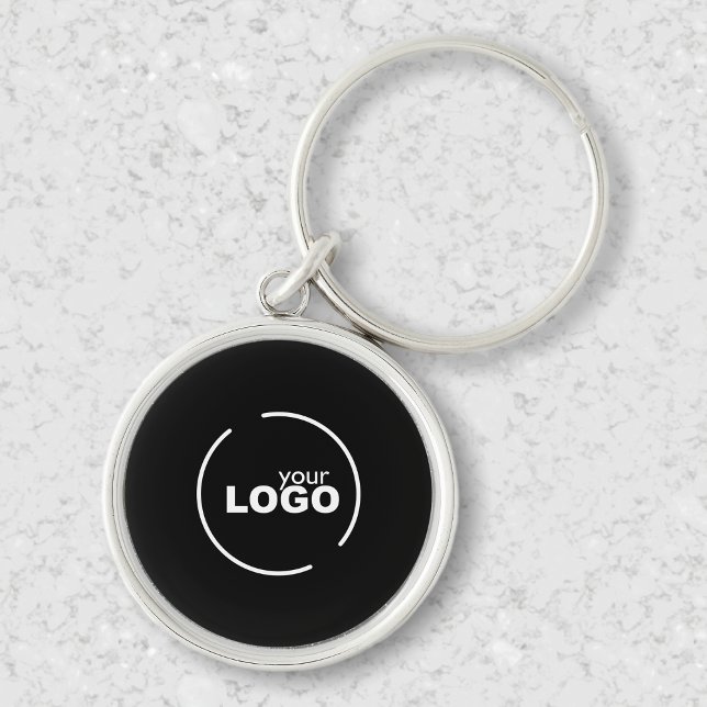 Professional Modern Business Logo Black Key Ring (Creator Uploaded)