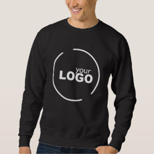 Professional Modern Business Logo Black Sweatshirt