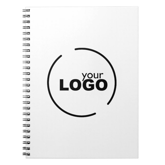 Professional Modern Business Logo Notebook (Front)