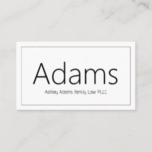Professional Modern Clean Business Card
