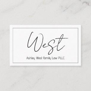 Professional Modern Clean Business Card