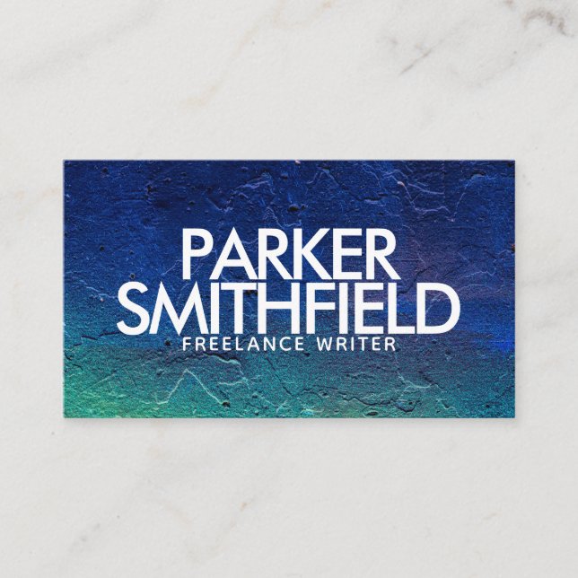 Professional Modern Concrete Texture Business Card (Front)