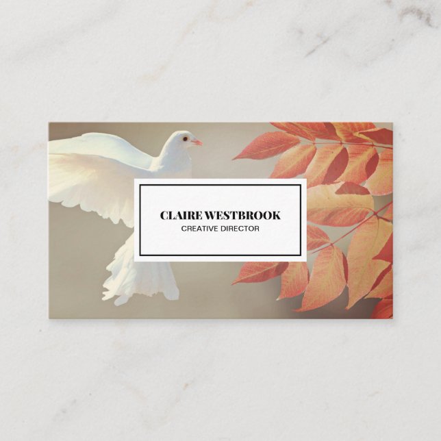 Professional Modern Custom Personalised Business C Card (Front)