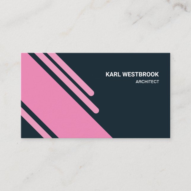 Professional Modern Custom Personalised Business C Card (Front)