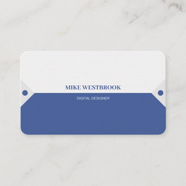 Professional Modern, Custom Personalised Business  Card (Front)