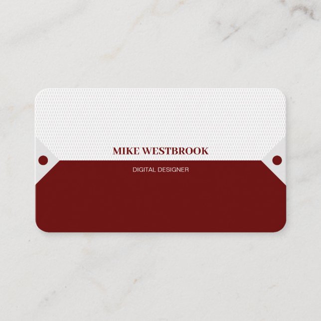 Professional Modern, Custom Personalised Business Card (Front)
