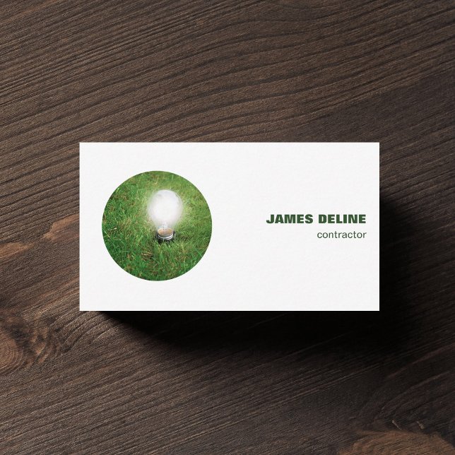 Professional Modern Electrical Service Business Card (Creator Uploaded)