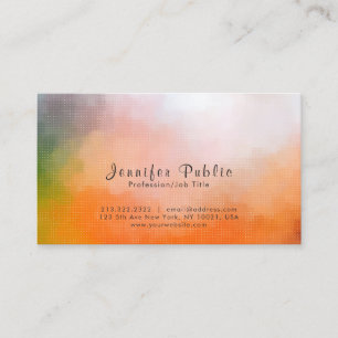Professional Modern Elegant Abstract Artistic Business Card