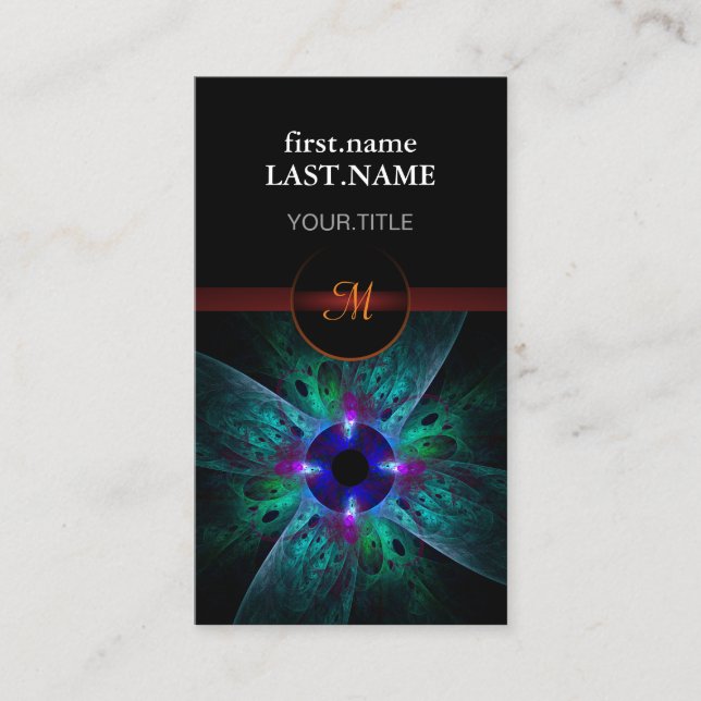 Professional Modern Elegant Cool Eye Business Card (Front)