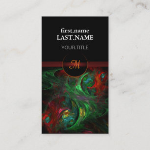 Professional Modern Elegant Cool Genesis Green Business Card