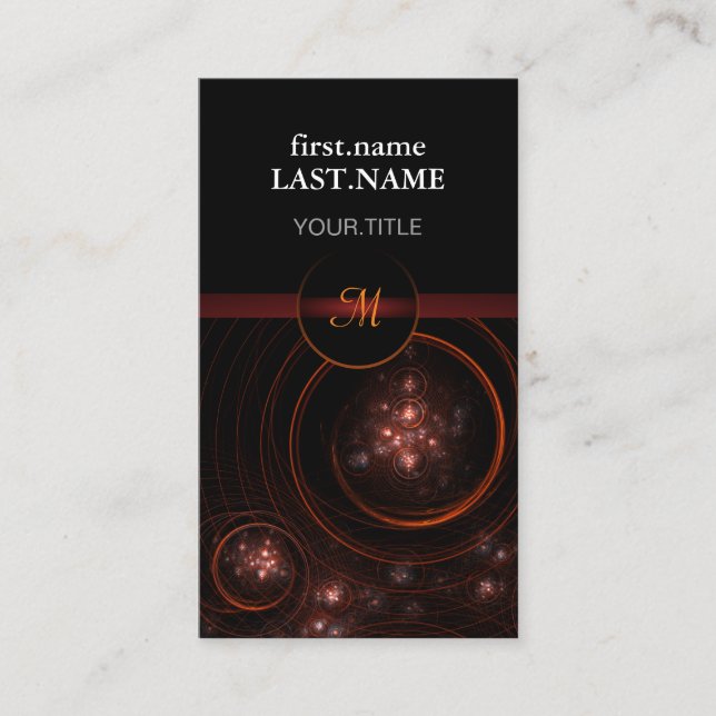 Professional Modern Elegant Cool Starlight Business Card (Front)