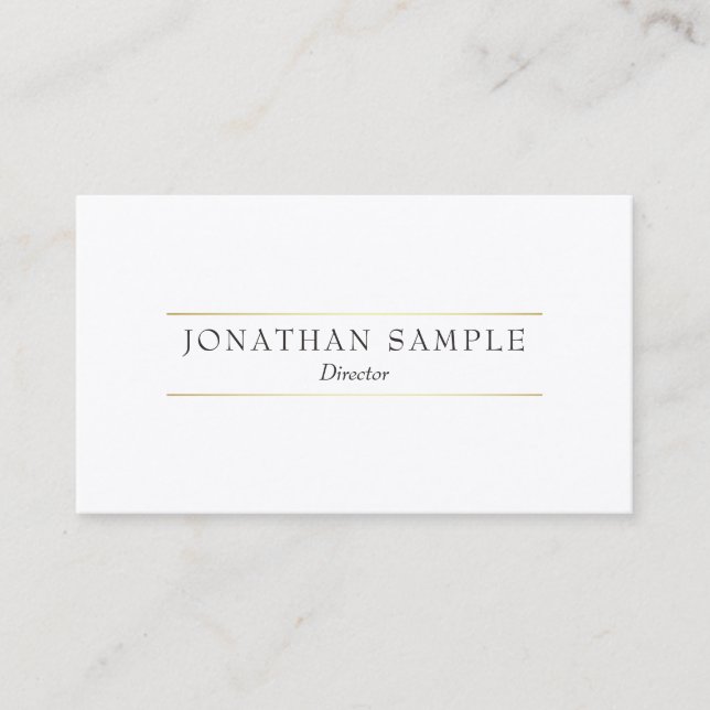 Professional Modern Elegant Design Template Best Business Card (Front)