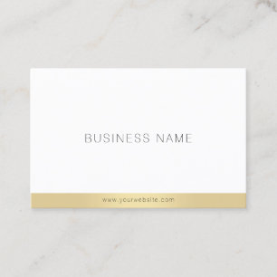 Professional Modern Elegant Gold Simple Design Business Card