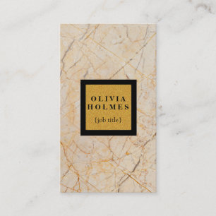 Professional Modern Elegant Marble Business Card