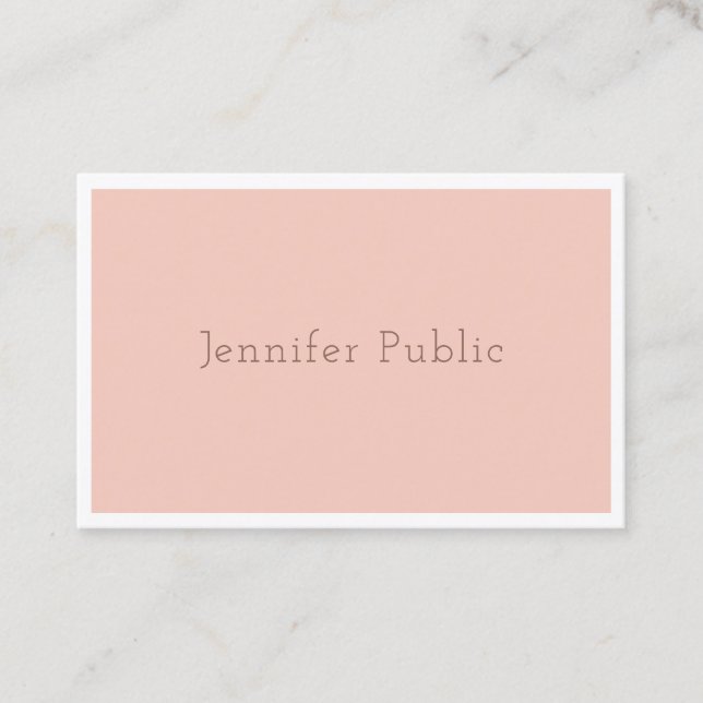 Professional Modern Elegant Minimalist Popular Business Card (Front)