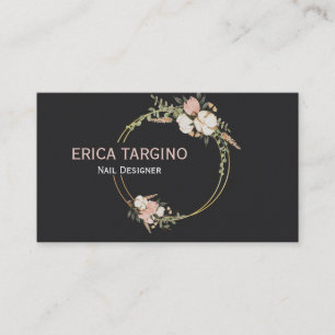 Professional Modern Elegant Nail salon Business Card