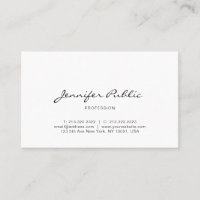 Professional Modern Elegant Plain Chic Minimalist