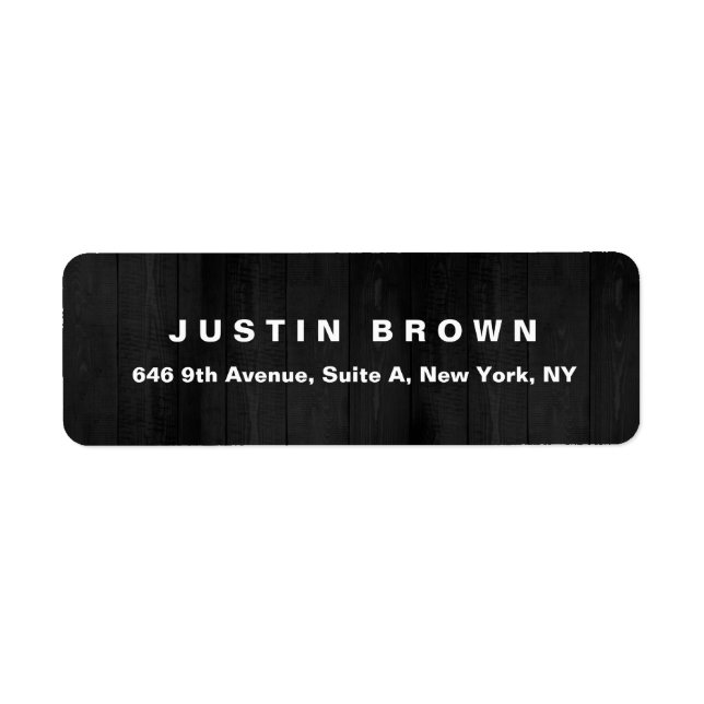 Professional Modern Elegant Plain Grey Bold Text (Front)