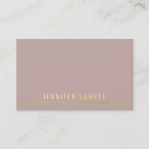 Professional Modern Gold Name Template Elegant Business Card