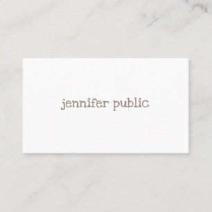 Professional Modern Hand Script Font Template Top Business Card