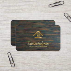 Professional Modern Home Repair Handyman Business Card