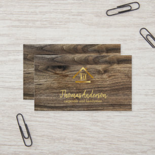 Professional Modern Home Repair Handyman Business Card