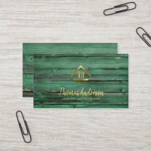 Professional Modern Home Repair Handyman Business Card