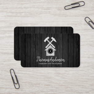 Professional Modern Home Repair Handyman Business Card