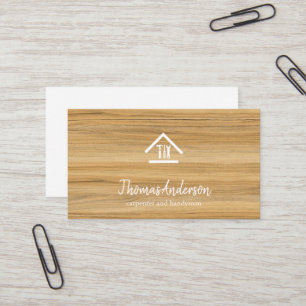 Professional Modern Home Repair Handyman Business Card