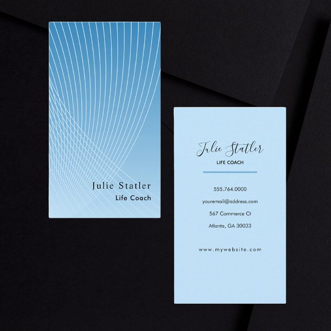 Professional Modern Life Coach Mentor Counsellor Business Card (Creator Uploaded)