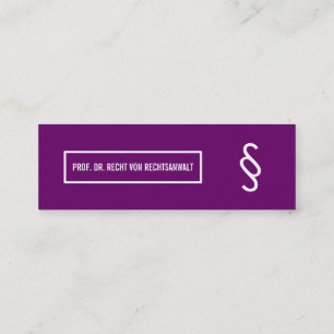 professional modern mini business card