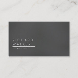 Professional Modern Minimal Black Wood Elegant Business Card