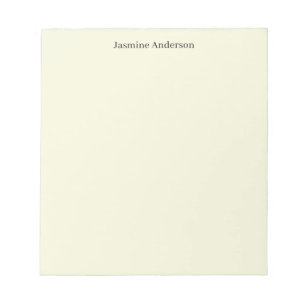 Professional Modern Minimalist Beige Colour Notepad