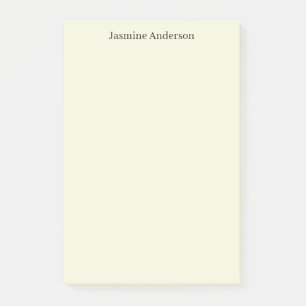 Professional Modern Minimalist Beige Colour Post-it Notes