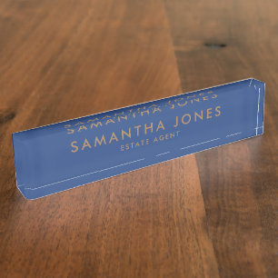 Professional Modern Minimalist Classic Nameplate